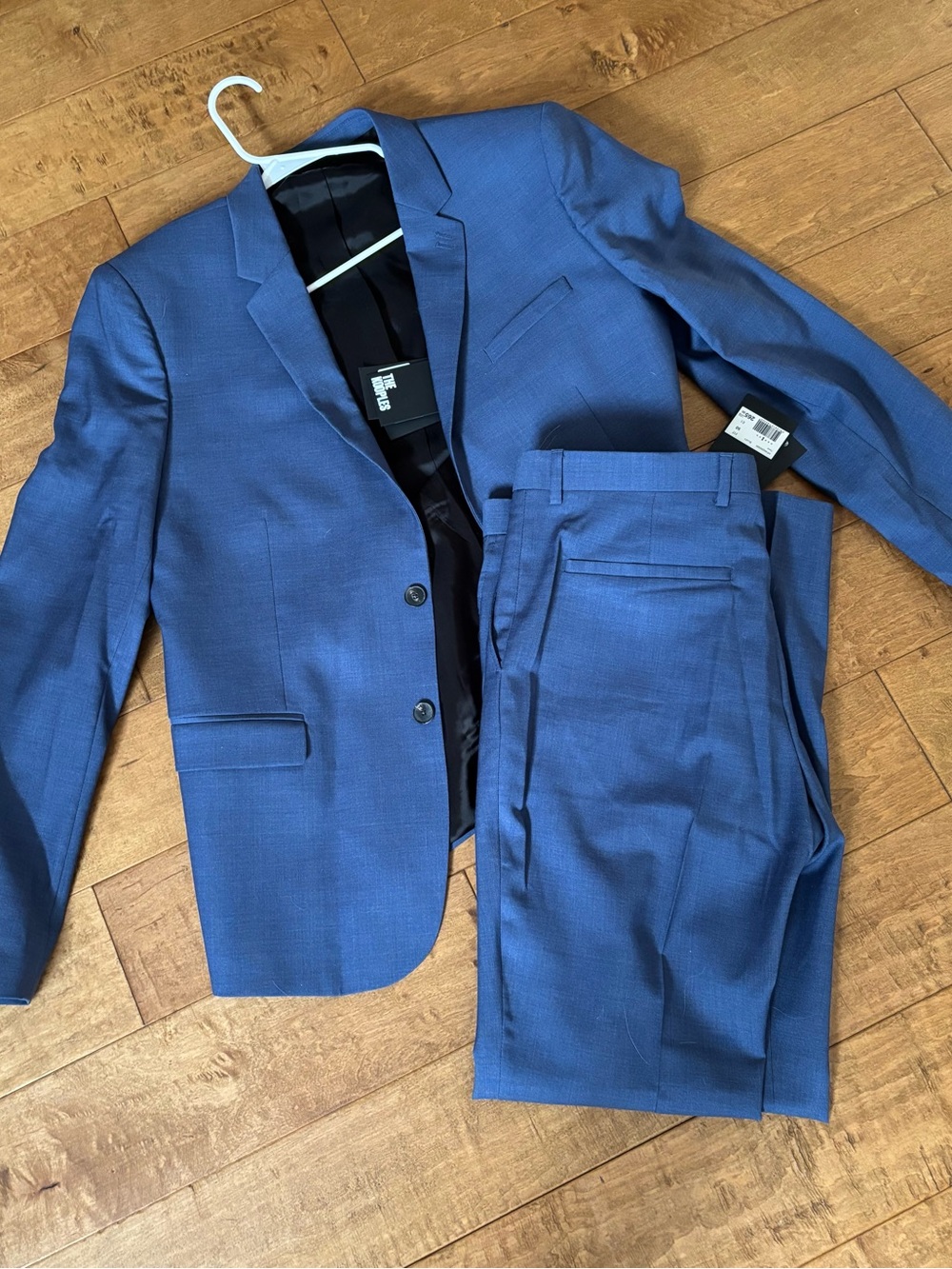 SET—The Kooples Slim‑Fit Wool Suit, Jacket Sz 42+Trousers Sz 36, $795 MSRP NWT 🔥